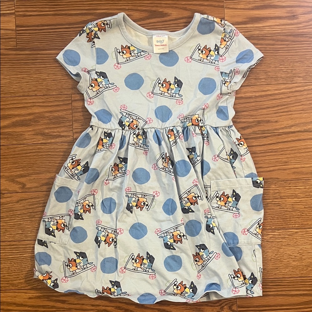 Hanna Andersson x Bluey Print Dress - Size 5